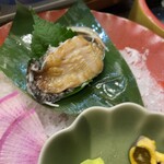 博多魚がし 海の路 - アワビのお造り