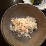 樋口 - 鮎ご飯、アップ