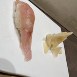 鮨 繁乃 - 金目鯛は熟成され旨味出てます♪