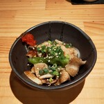 鳥megu - 鶏皮ポン酢