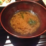 ごだん 宮ざわ - 2014年8月：ランチ(\5800)…お椀