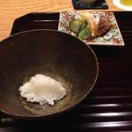 ごだん 宮ざわ - 2014年8月：ランチ(\5800)…ご飯とお漬物