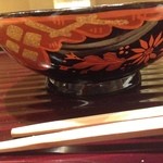 ごだん 宮ざわ - 2014年8月：ランチ(\5800)…お椀も素敵です★