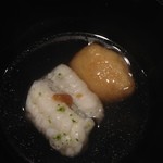 2014年8月：ランチ(\5800)…鱧と蓮根餅のお椀