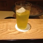 ごだん 宮ざわ - 2014年8月：冷たいお煎茶（いくらだったかな～）