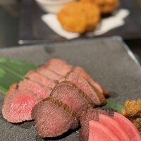 宇田川 紫扇 - 霜降り牛タン西京焼き　1400円