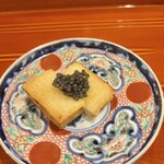 銀座 きた川 - エビパンにキャビア