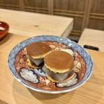銀座 きた川 - どら焼き　中に葛餅とあんこ