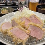 とんかつ ひびき - ヒレかつのアップ