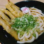資さんうどん 尼崎浜小学校前店 - 令和7年8月 24時間営業
                                ごぼ天うどん5本ネギ多め 税込550円