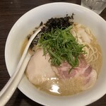 麺や でこ - サバと大葉のそば(冷)