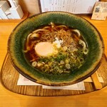 山長弥栄 - 牛玉うどん小盛　1150円