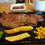 めしや きらく - 国産和牛サーロインステーキ