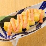 海鮮処 とも吉 - 出汁巻き玉子明太マヨ掛け