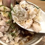 麺屋YAMATO - 〆は醤油ラーメンスープかけてのラーメン雑炊