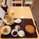 かわしま - ■ 昼のそば定食セット、1,350円