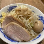 ジャンクガレッジ - 豚玉ラーメン(全マシ)