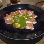 創彩和房ふじた - シマアジの胡麻和え