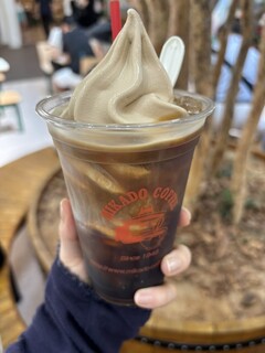 ミカドコーヒー - ミカドソフトクリームフロート