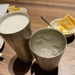 大地の恵み北海道 - ドリンクとお通し