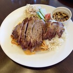 66DINING 六本木六丁目食堂 - 200gビフテキのトルコライス①