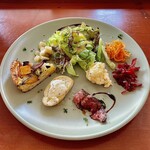 カフェアンドバー チェルキオ - 料理写真:前菜プレート