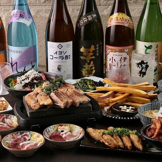 利き焼酎が飲み放題！飲み放題付宴会コースは4,000円～