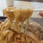 朝日屋 - コシの強い太きしめん