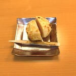 二條若狭屋 - 最初に提供された『やき栗』の和菓子～!!( ^o^)ﾉ