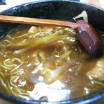 信州手打そば - カレー南ばん６５０円。