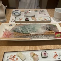 対馬のどぐろとイカ活き造り 博多 魚蔵 都ホテル店 - 