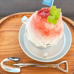 農菓みきや - いちごのかき氷