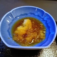 天婦羅 若竹 - 大根おろし+天つゆ