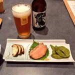 Suppon to Thai Tsukishima Genpei - チャワランペールエール。お通し。