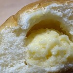 ケーワン - クリームパン(小)の断面