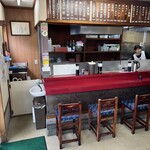 こばや食堂 - カウンター席