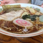 こばや食堂 - 息子っちのしょうゆラーメン♪ノスラーチックな一杯でこれも旨し！