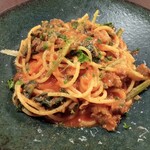 Agora sapporo - エゾシカ肉のトマトラグーパスタ