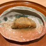 銀座 しのはら - 鮑のカツレツ、肝ソース