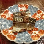 鮨みなと - 7品目、秋刀魚。美味しかったです。日本酒にぴったりでした。