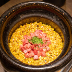 USHIGORO S. - 牛ヒレと焼きとうもろこしの土鍋ご飯