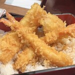 十割 そば会 福島鳥谷野店 - もりそばと海鮮天重のセット