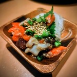 彩屋 - 海鮮山わさび和え