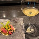 twlv - ウニ牛のクリームパスタ