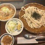 Kineya Sapporo Maruyama Class Ten - かつ丼定食 ざるうどん半玉増量無料 ¥1,240