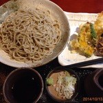 お食事処 楽膳 - 大盛り天ぷらそば1,200円