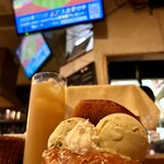 ダイニングバーザブルック - アイスバーガーピスタチオ