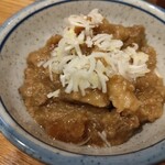 居酒屋こんの - 熊肉の味噌煮込み