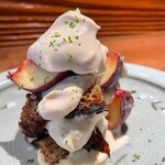 酒と肴 ててて - こう来たか！今までどおりイチジクのみじゃない！利休麩ってオフとコラボ こういう総動員和食できるててて最強！