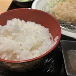 とんかつわか葉　 - おかわりは白米